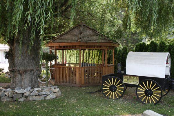 Gazebo and Wagon.JPG